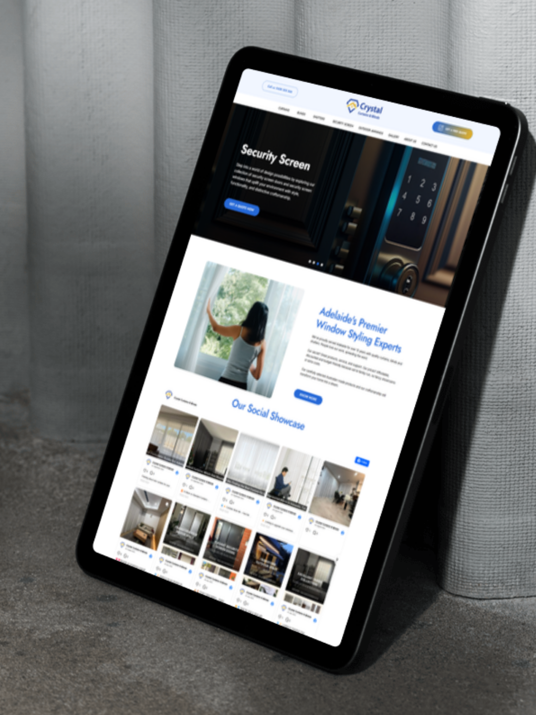 Crystal Curtain Decor